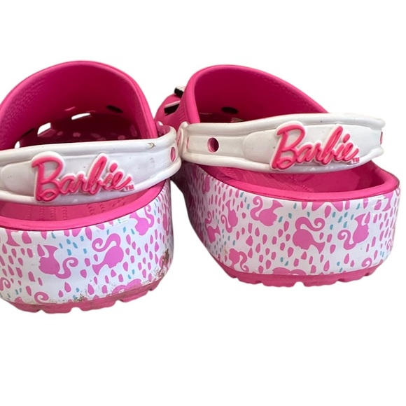 Crocs Unisex-Adult Barbie Classic Clogs Shoes NWOB Size W 11 M 9 - Picture 7 of 9